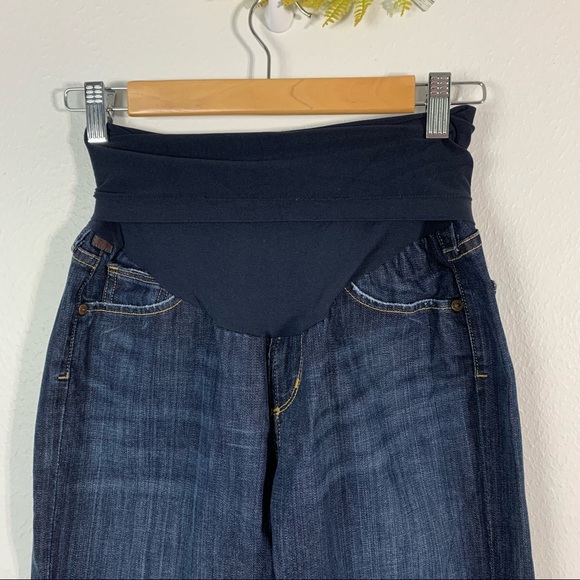 Citizen of Humanity A Pea in a Pod maternity bootcut denim jeans w/ bel… - Picture 5 of 16